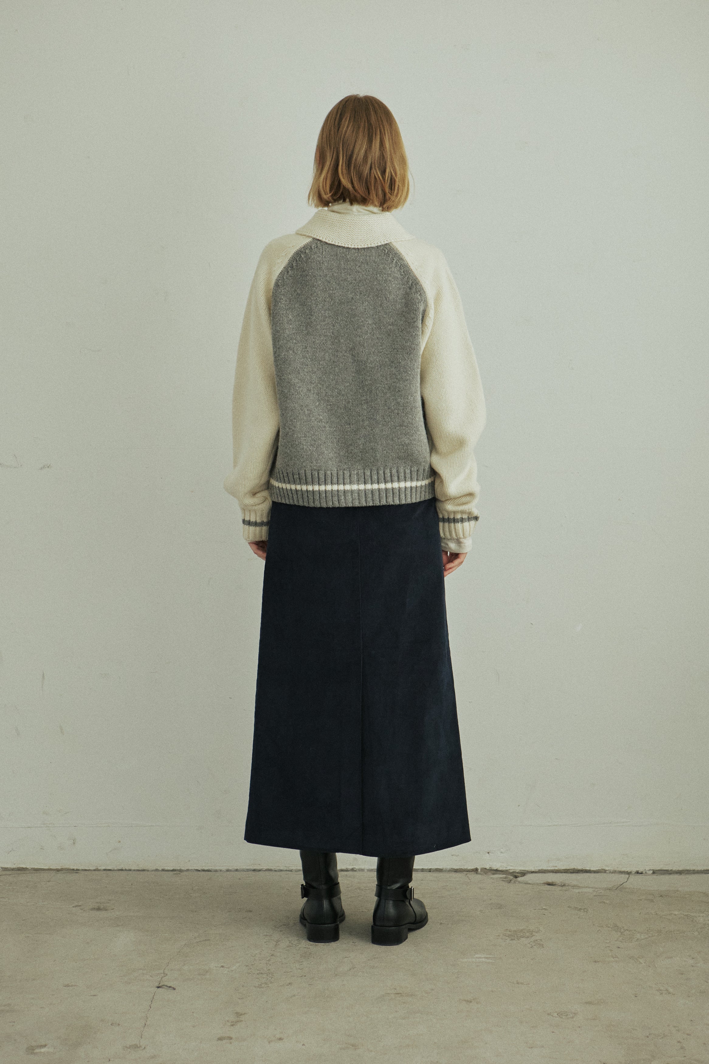 COWICHAN RAGLAN KNIT_GRAY