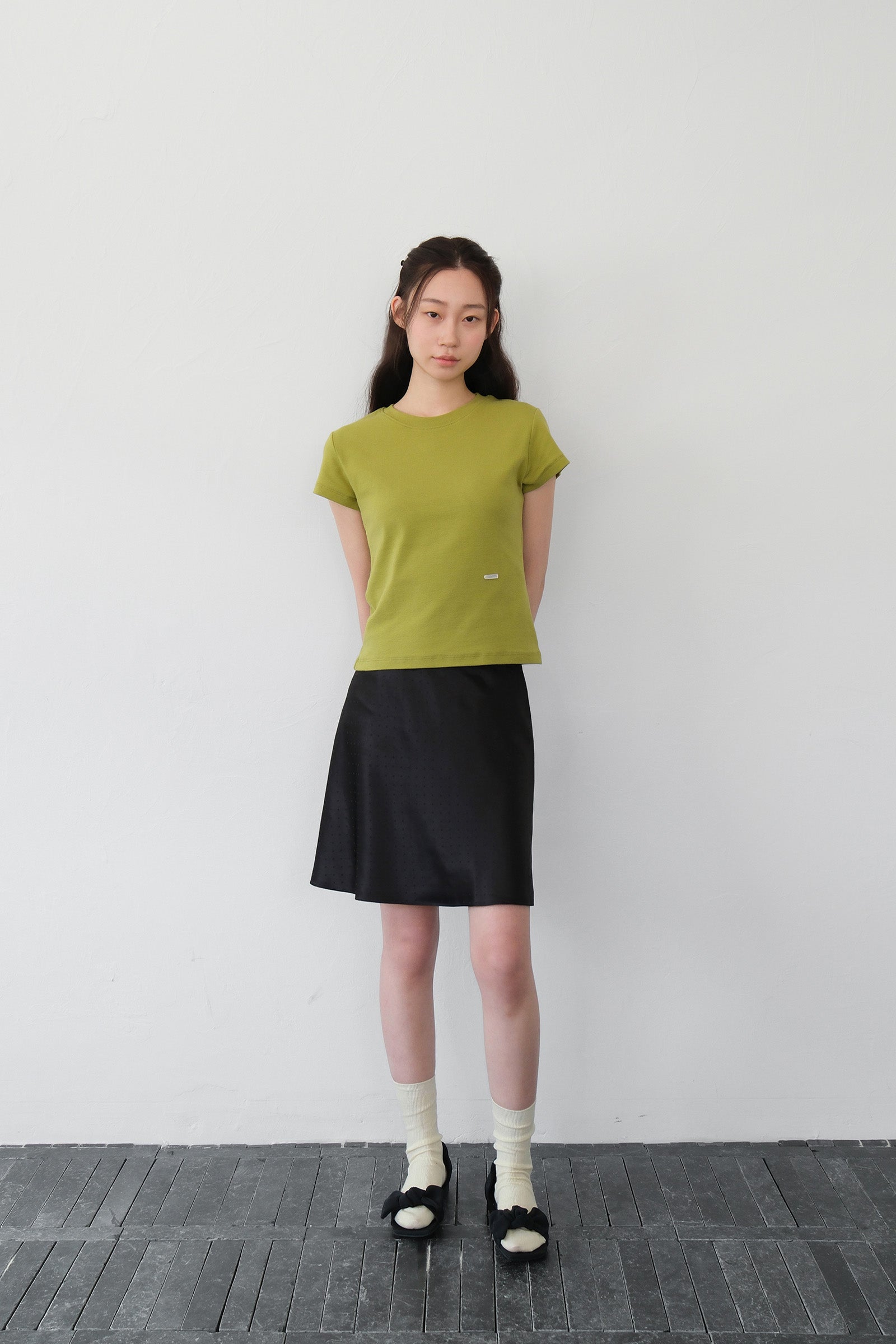 MOUI EASY COTTON T-SHIRT_OLIVE