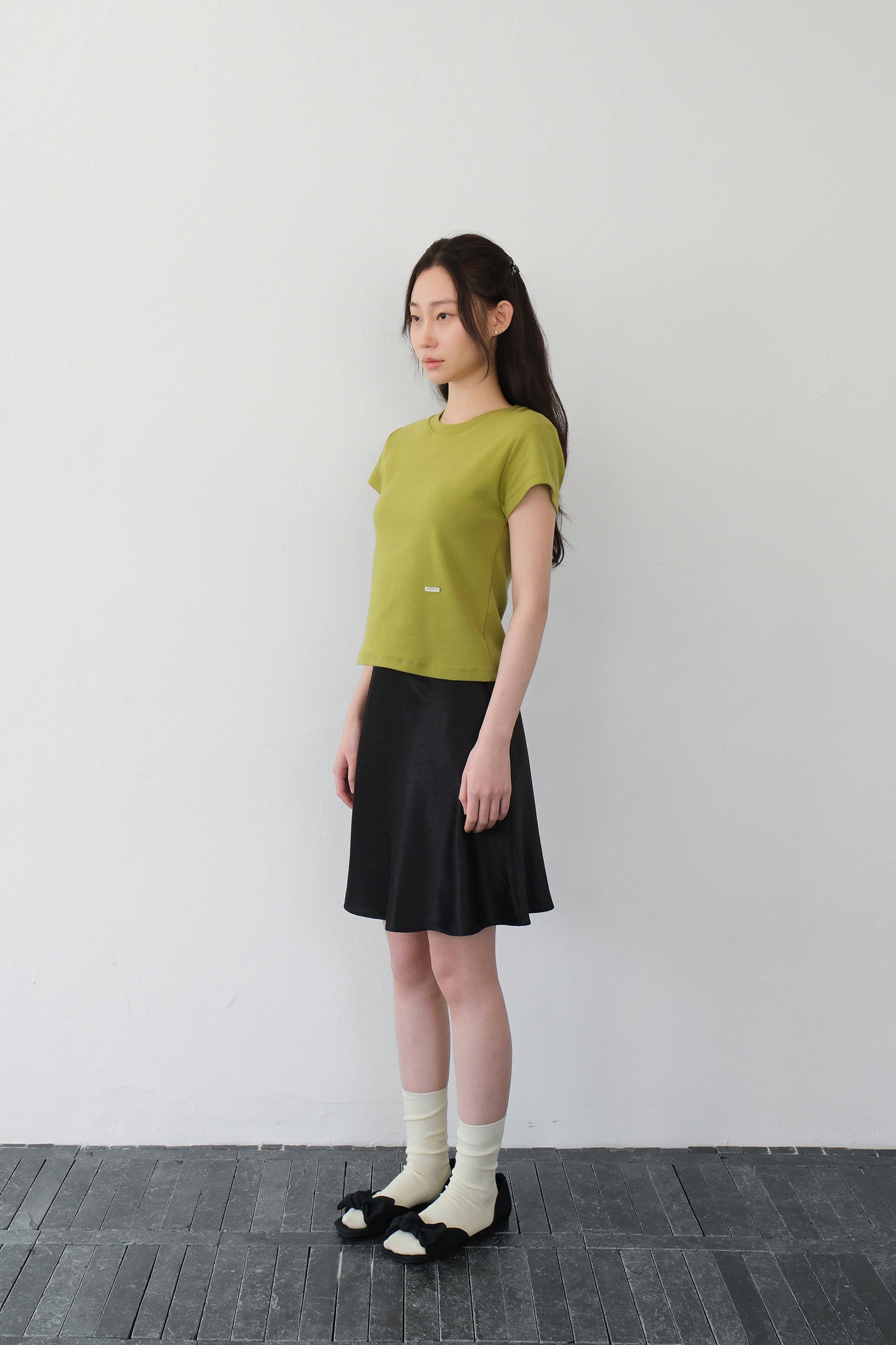 MOUI EASY COTTON T-SHIRT_OLIVE