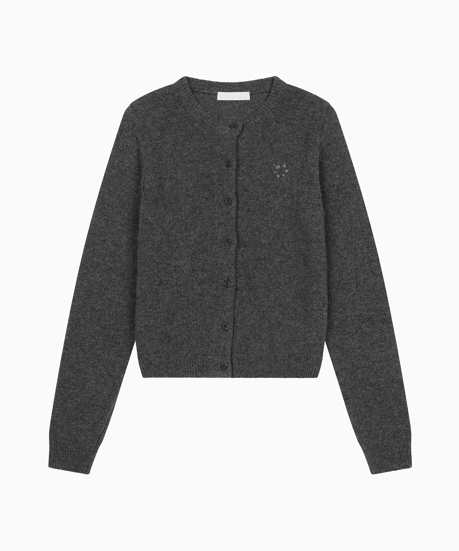 BASIC STANDARD CARDIGAN_GRAY