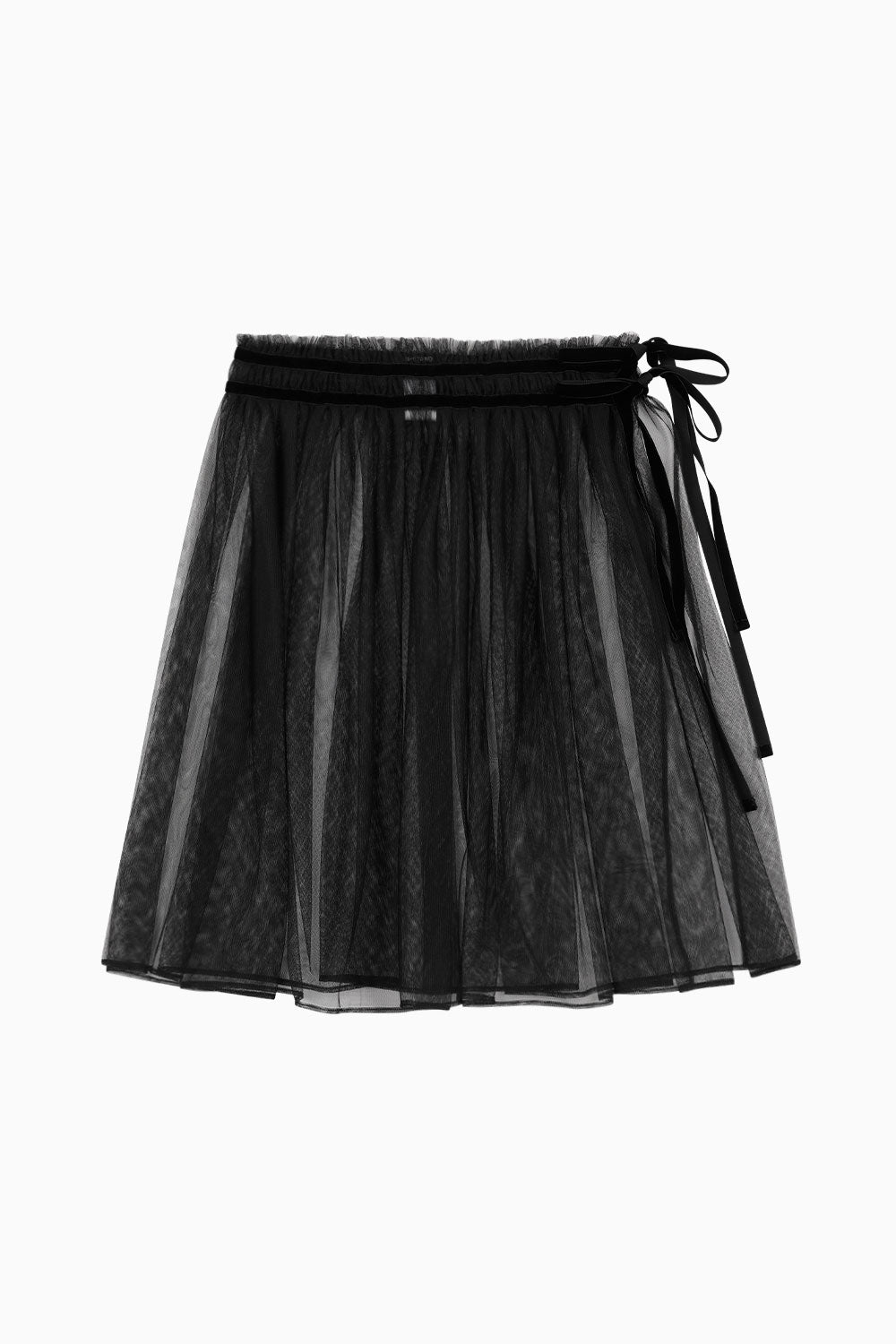 POINT BELT WRAP SKIRT_BLACK