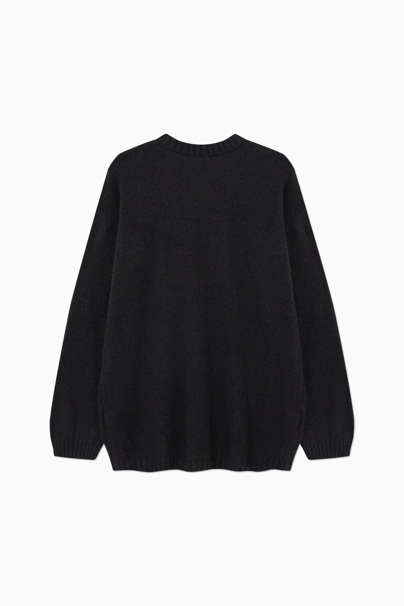 POND MOHAIR KNIT_BLACK