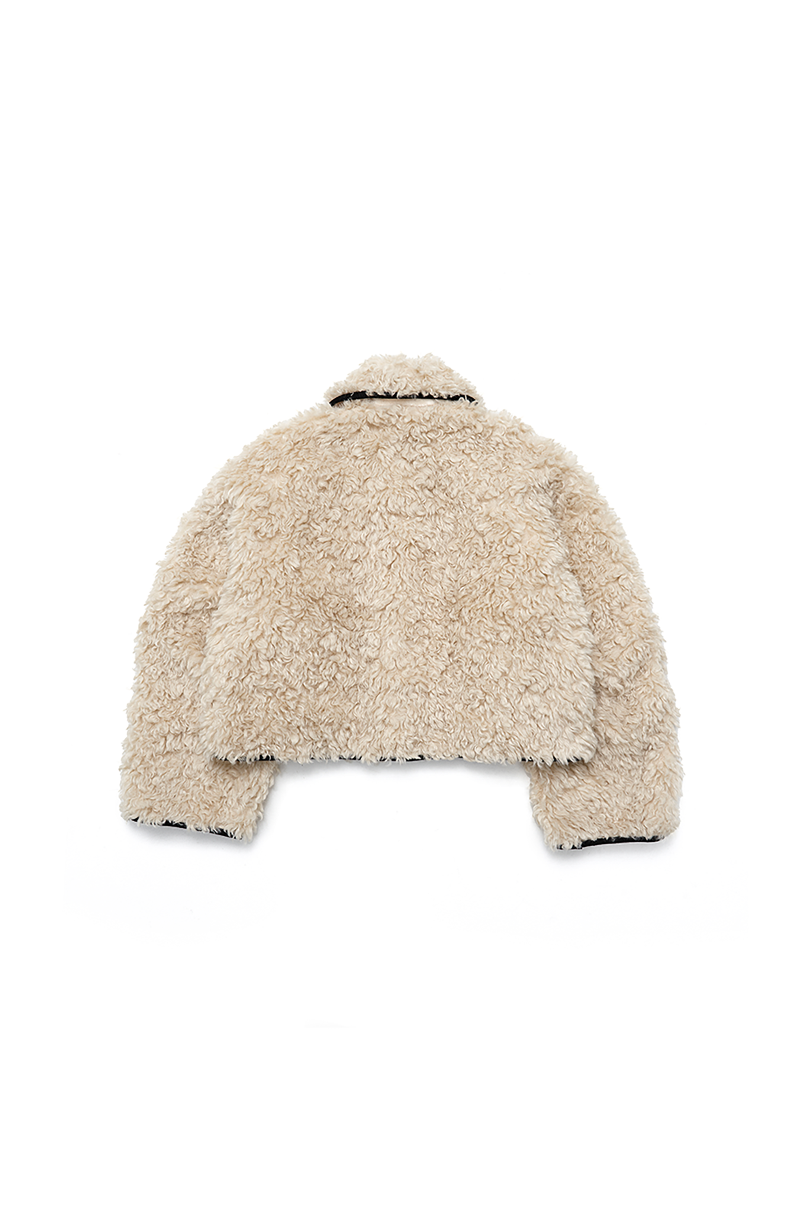 BÉBÉ FUR SHEARING JACKET_BEIGE