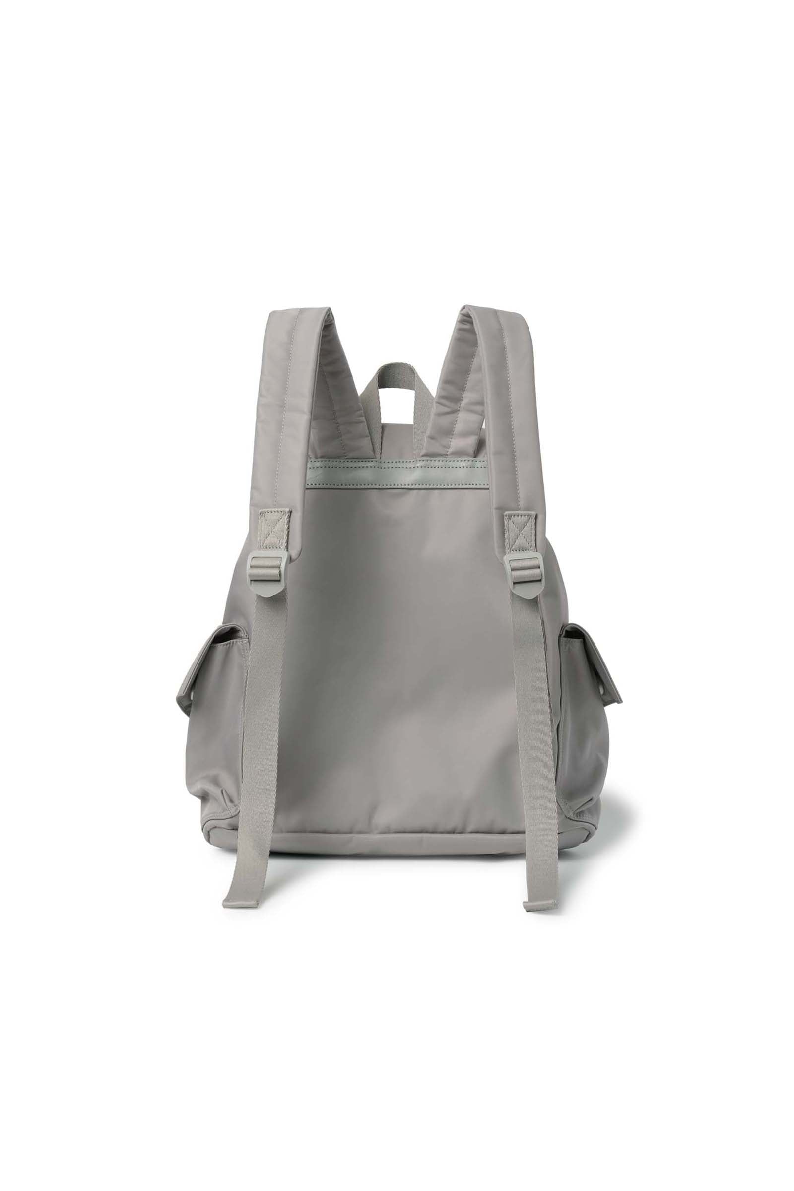 SAC À DOS EN NYLON AVEC POCHES_GRIS CLAIR