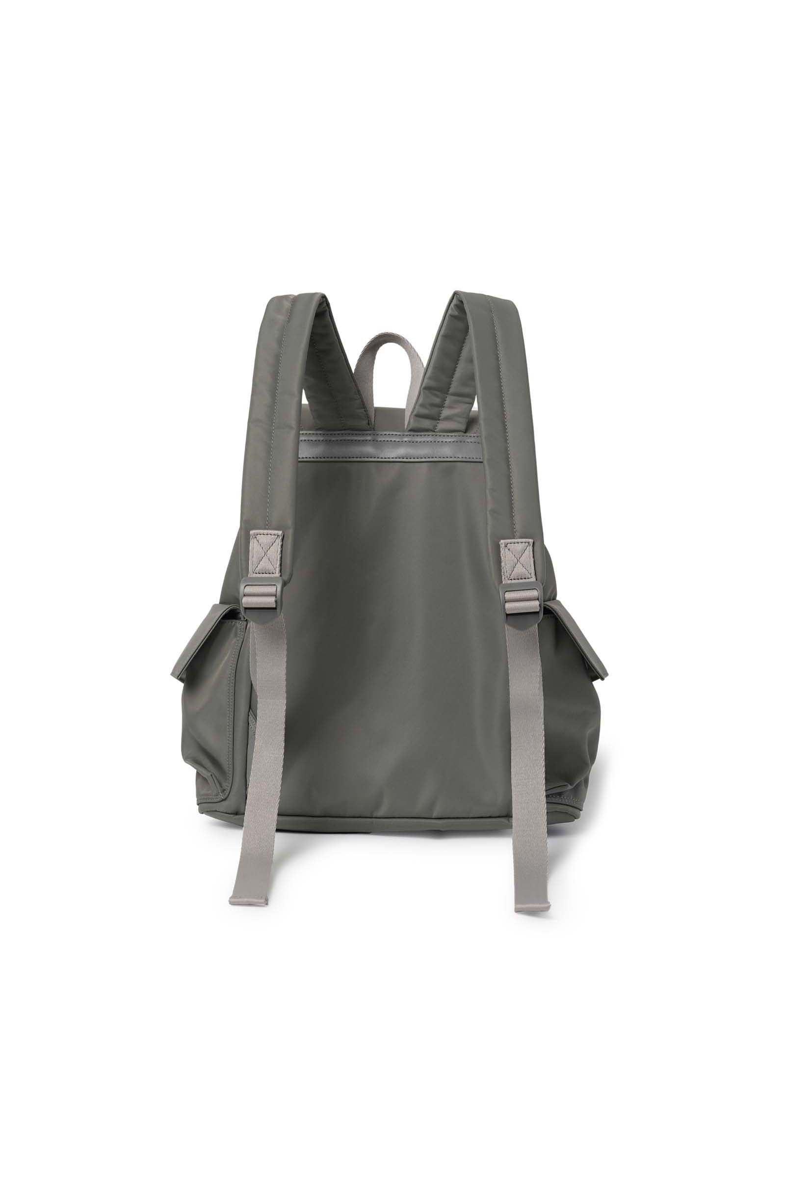 SAC À DOS EN NYLON AVEC POCHES_CHARBON