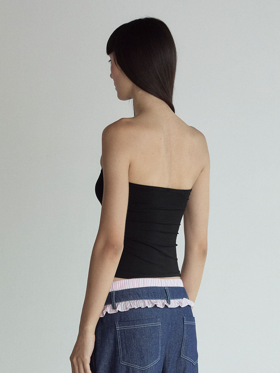 TUBE TOP_BLACK