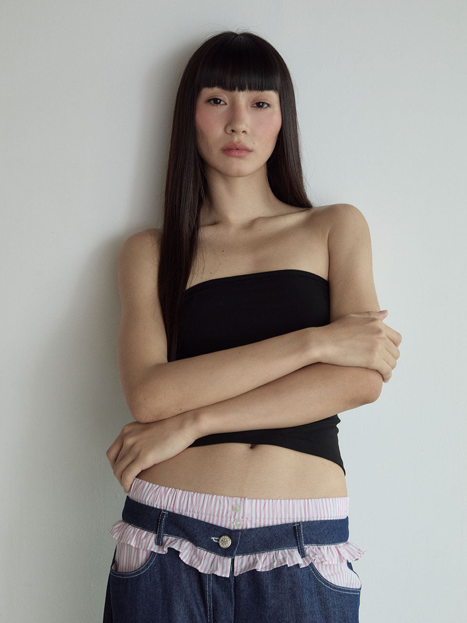 TUBE TOP_BLACK