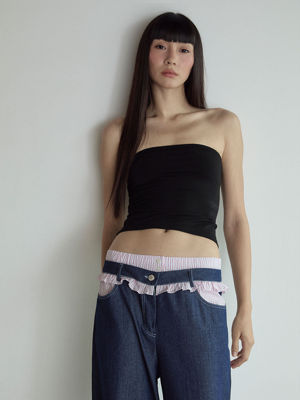 TUBE TOP_BLACK