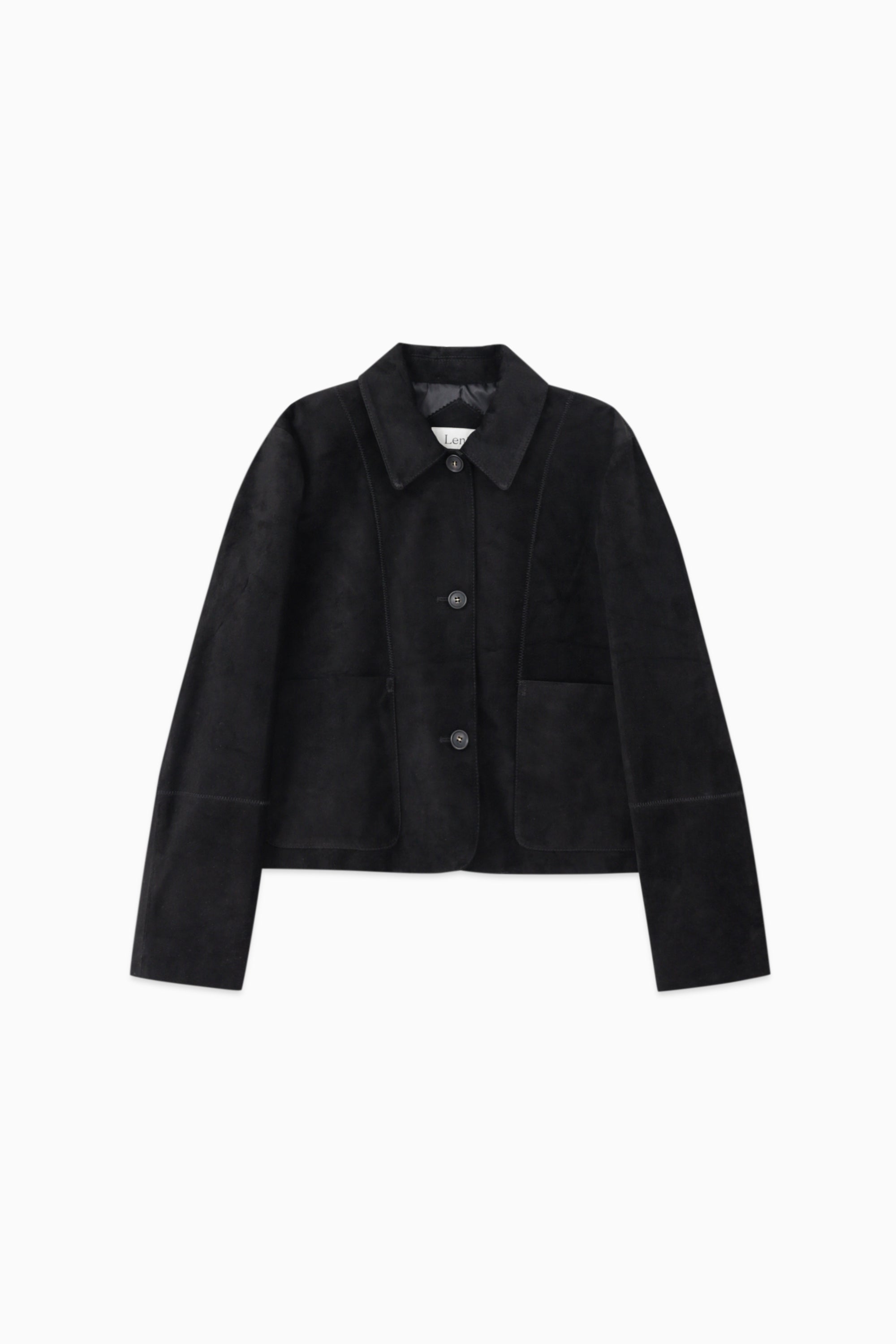 BAILEY SUEDE JACKET_NOIR