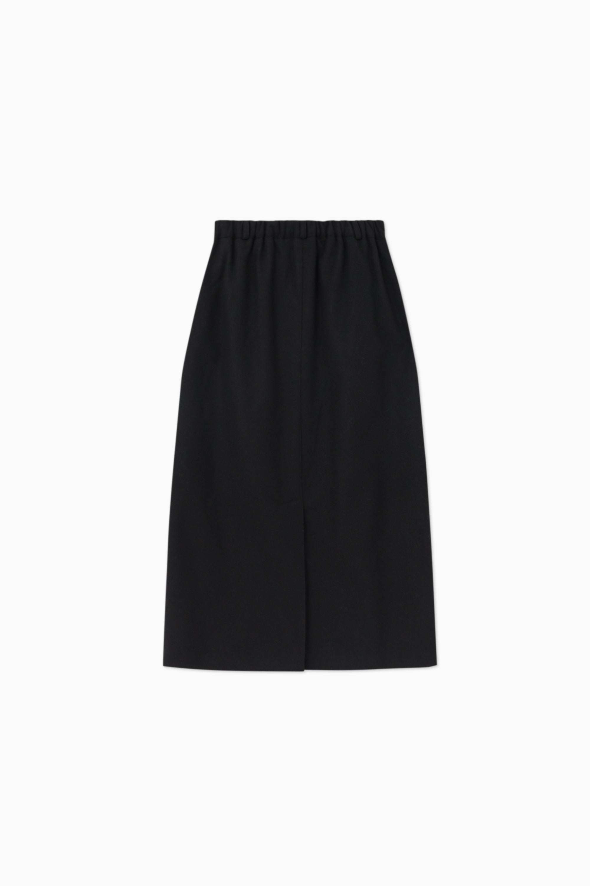 ARBEK PLEATS SKIRT_BLACK