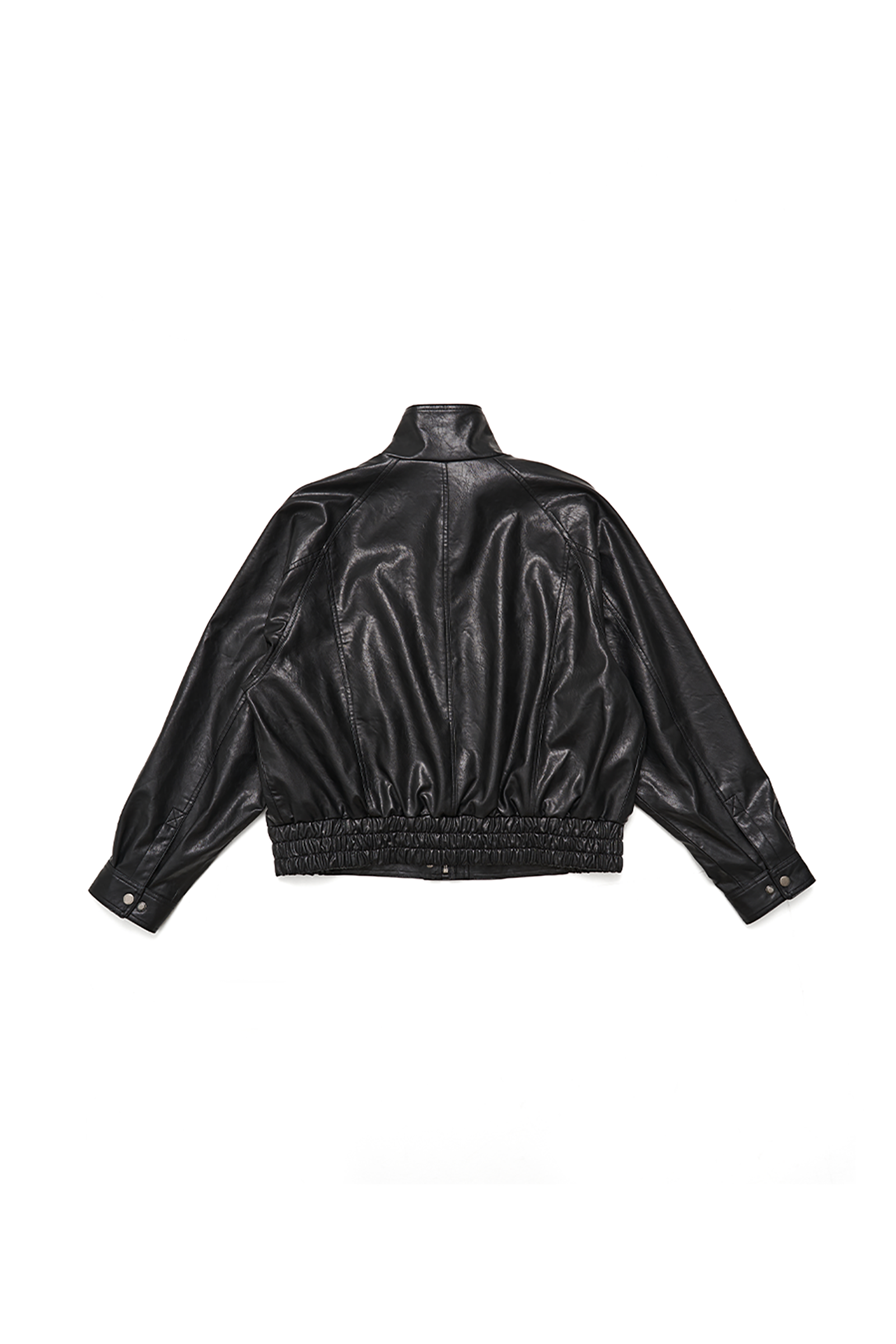 UTILITY LEATHER JACKET_BLACK