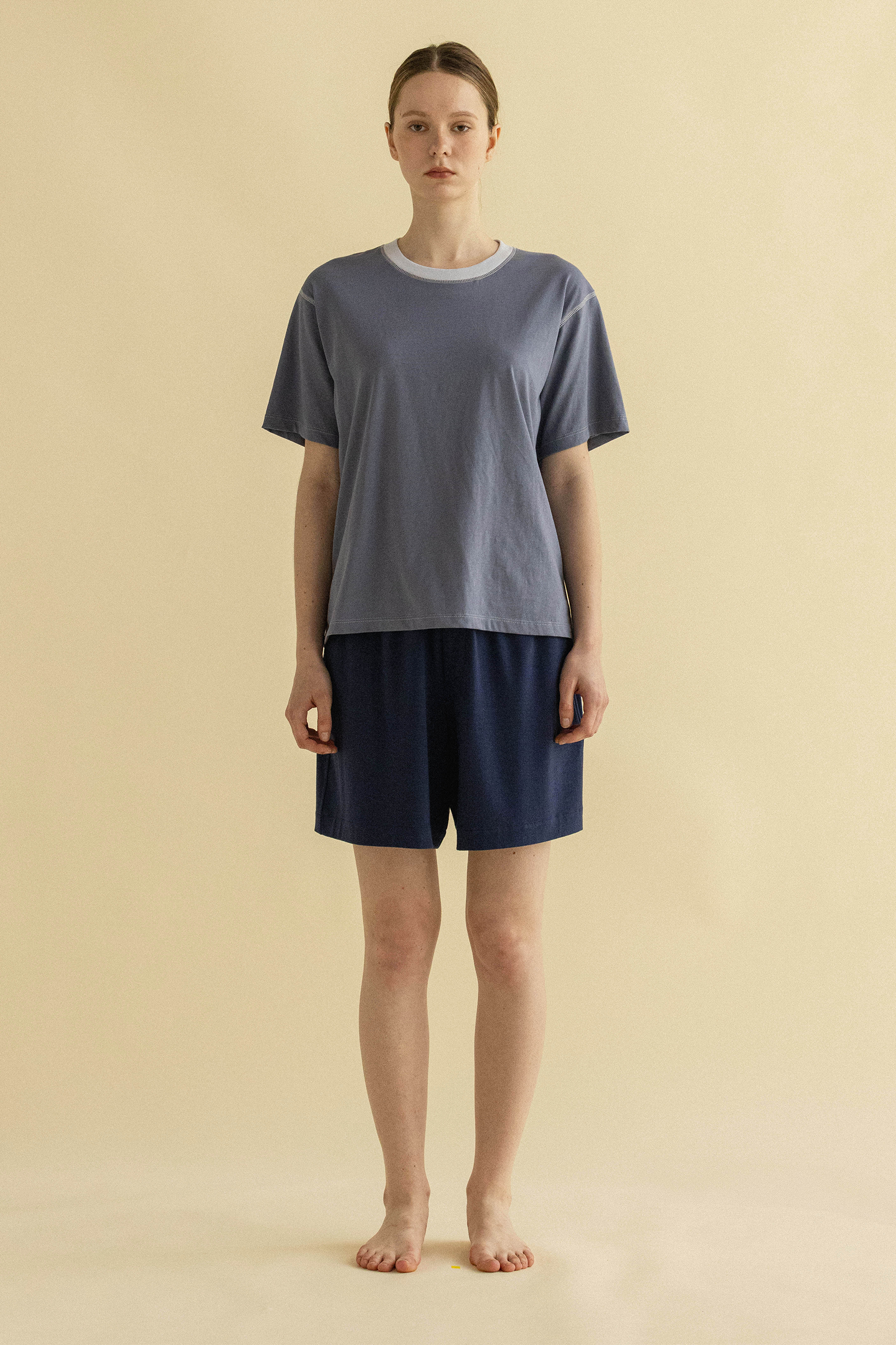 BLUE STITCH T-SHIRT_BLEU