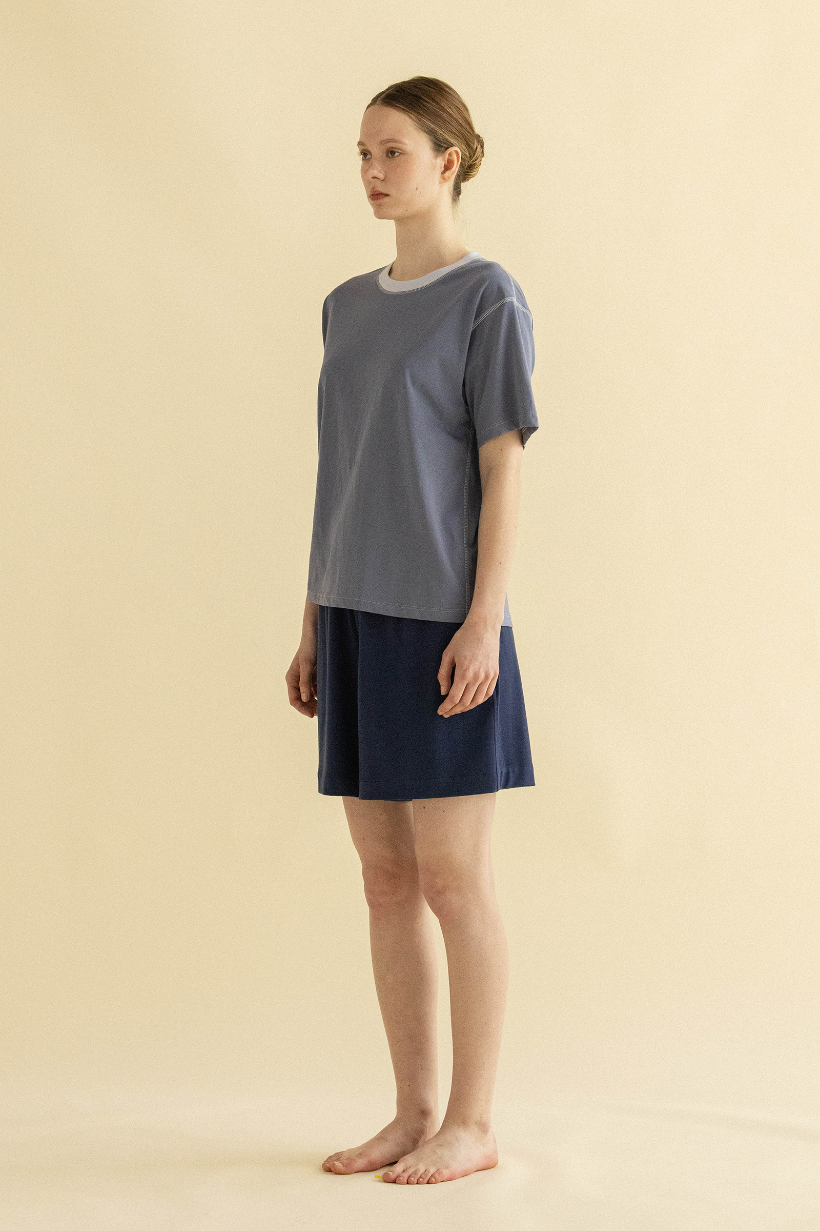 BLUE STITCH T-SHIRT_BLEU