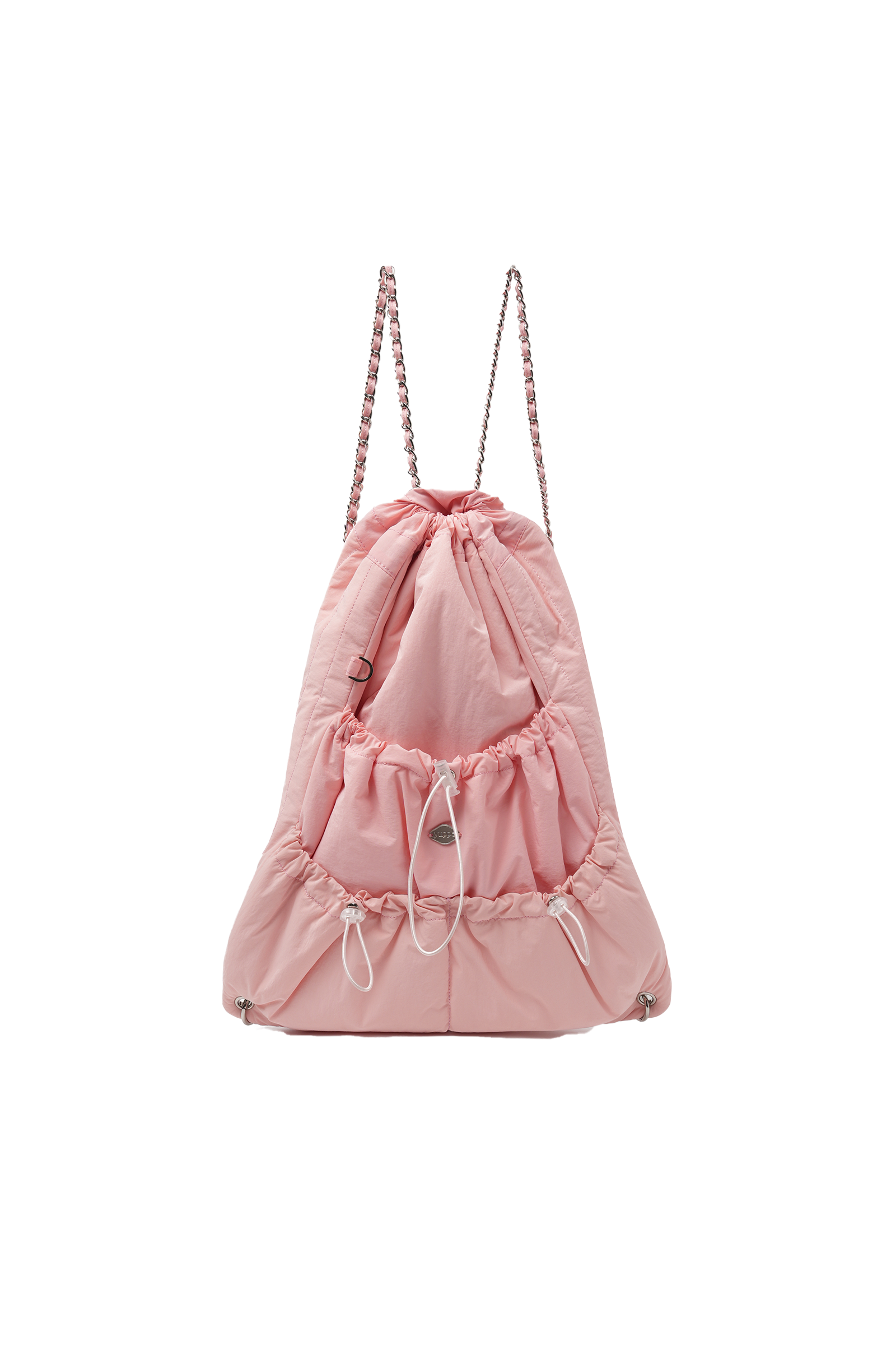 RIBBON CHAIN BACKPACK_ROSE