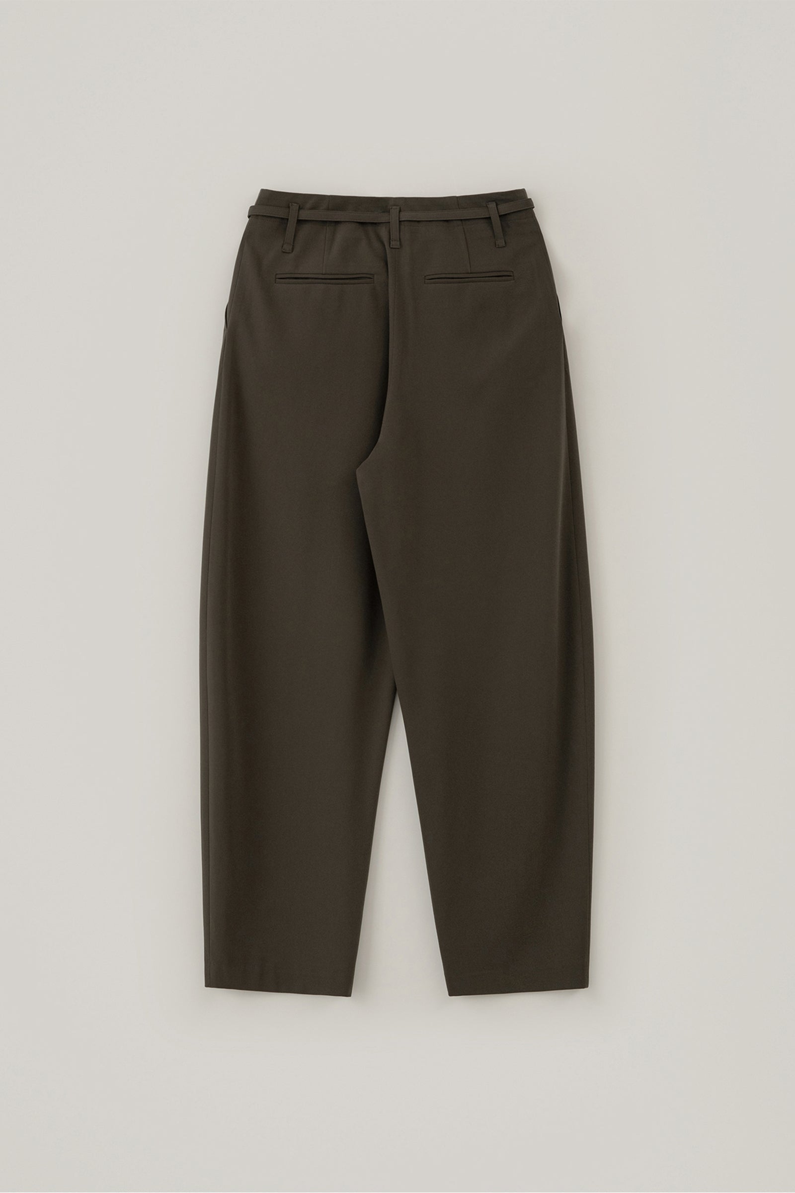 PANTALON BALLON À CEINTURE_MARRON