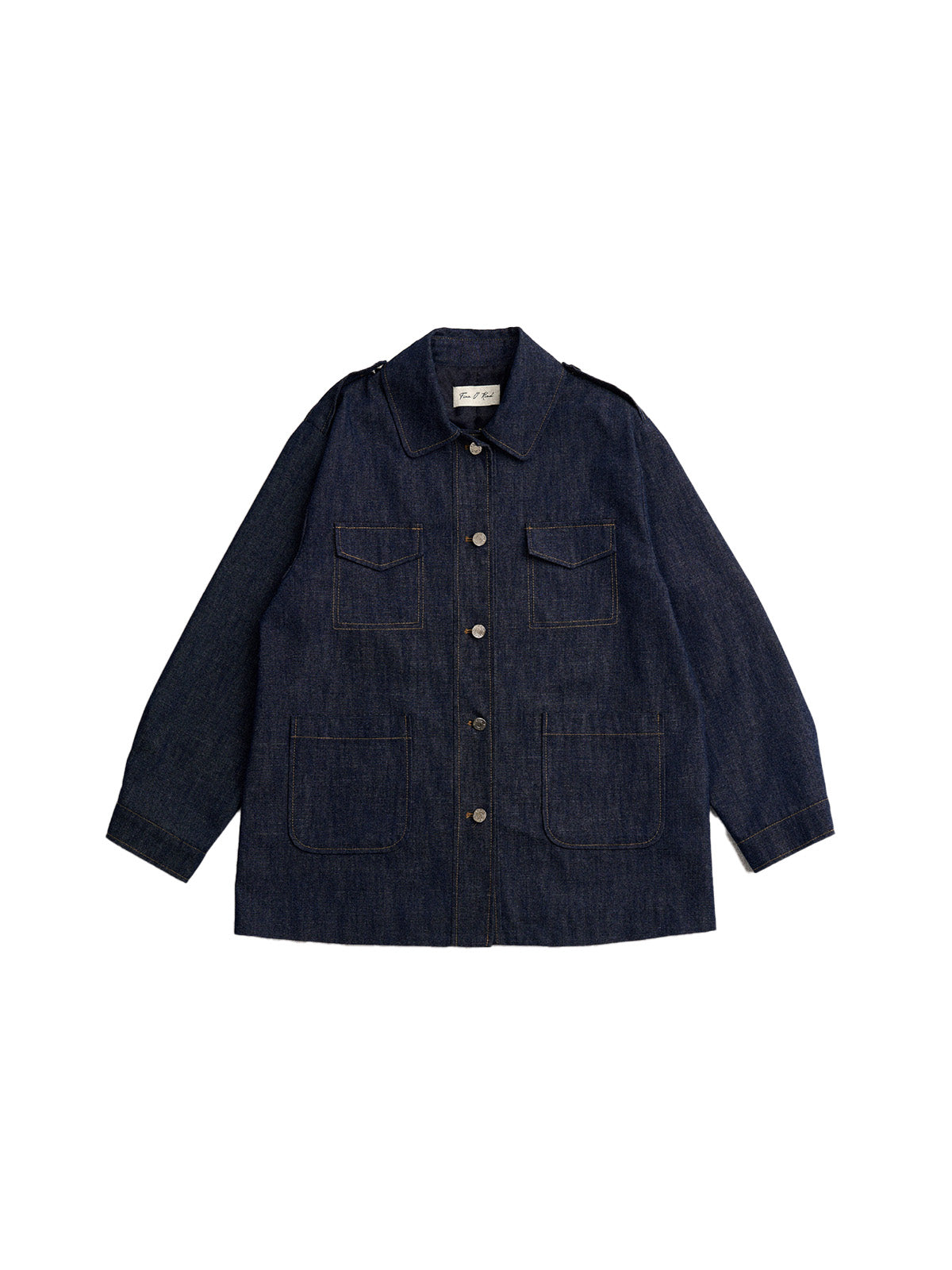 POCKET STITCH JACKET_INDIGO