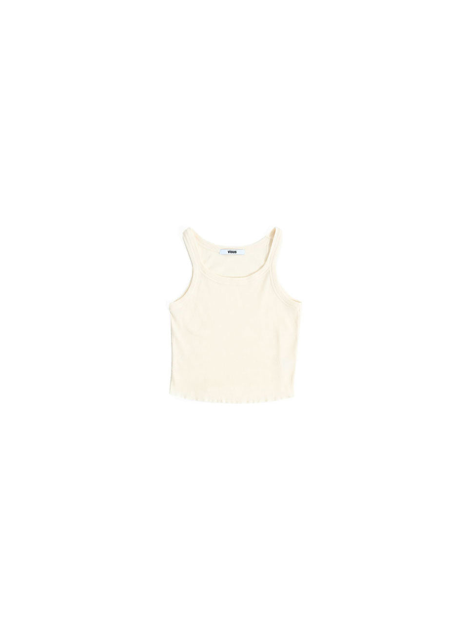 RIB SLEEVELESS TOP_IVORY