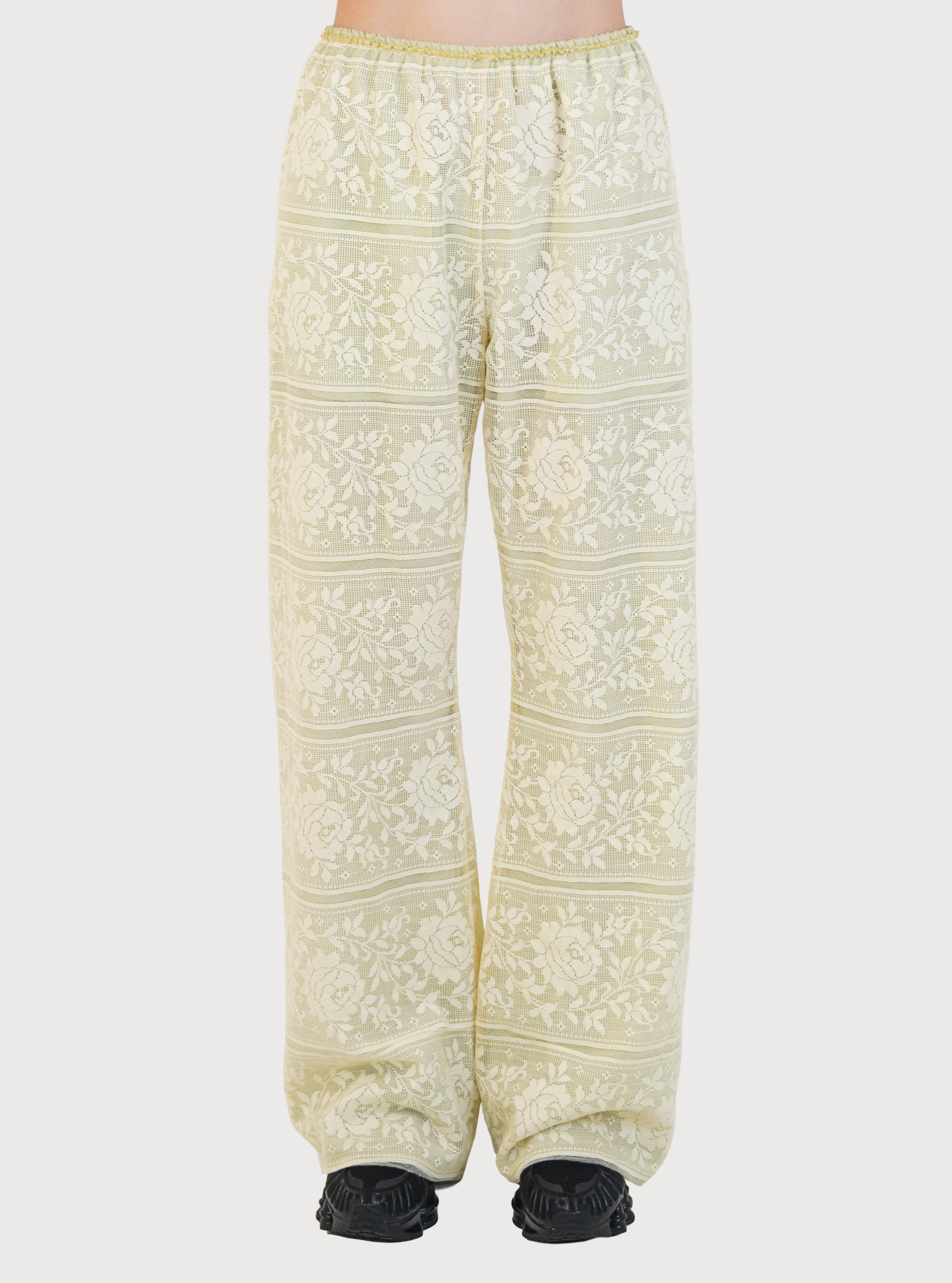 AKOL, PANTALON EASY LACE_CITRONNELLE