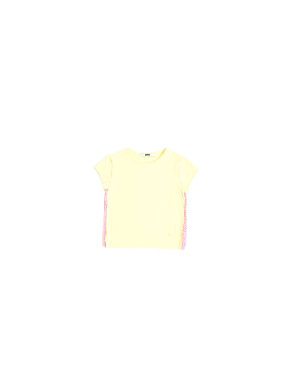 VISUS, T-SHIRT EN DENTELLE_CITRON