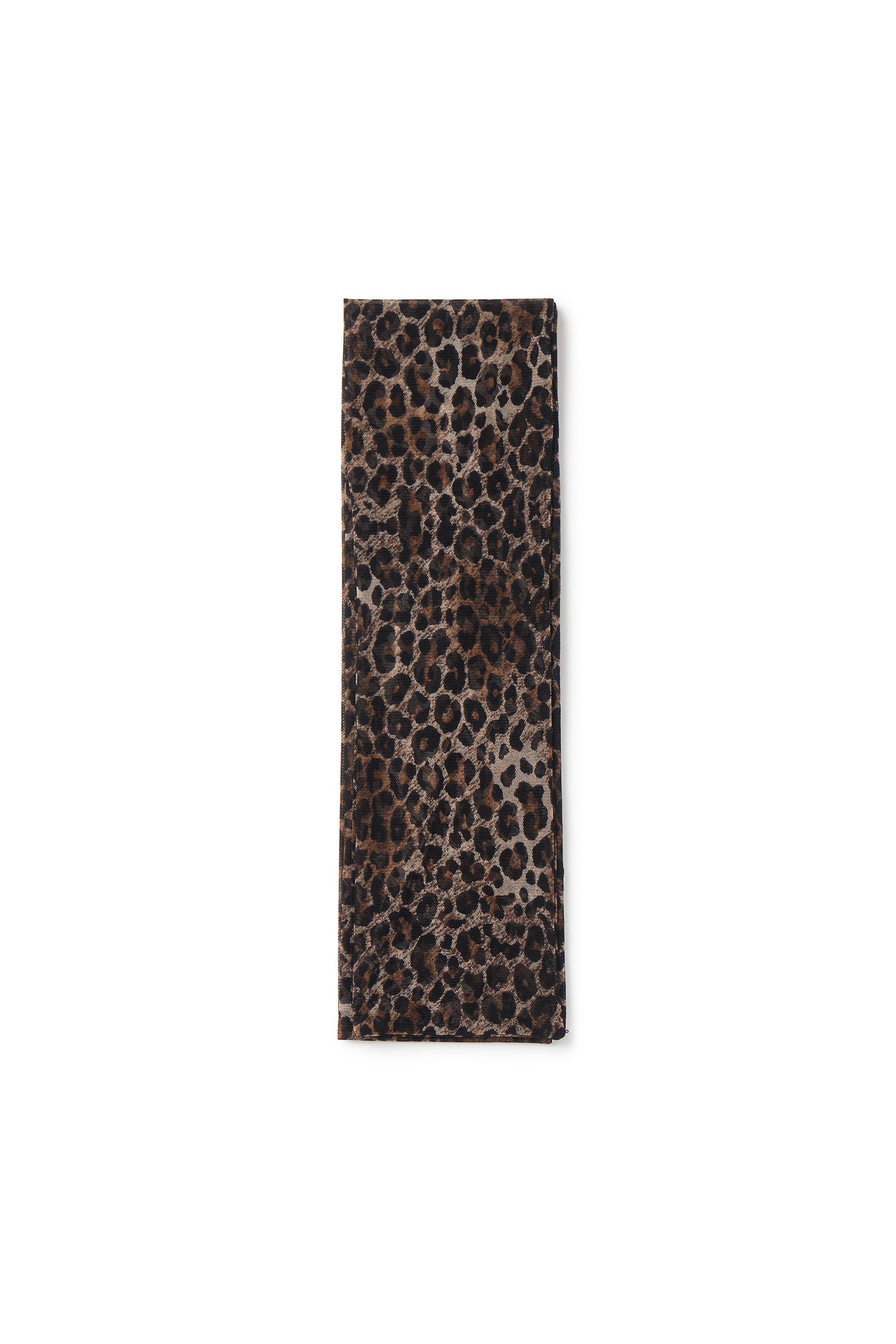 LEOPARD MESH LONG SCARF_LEOPARD