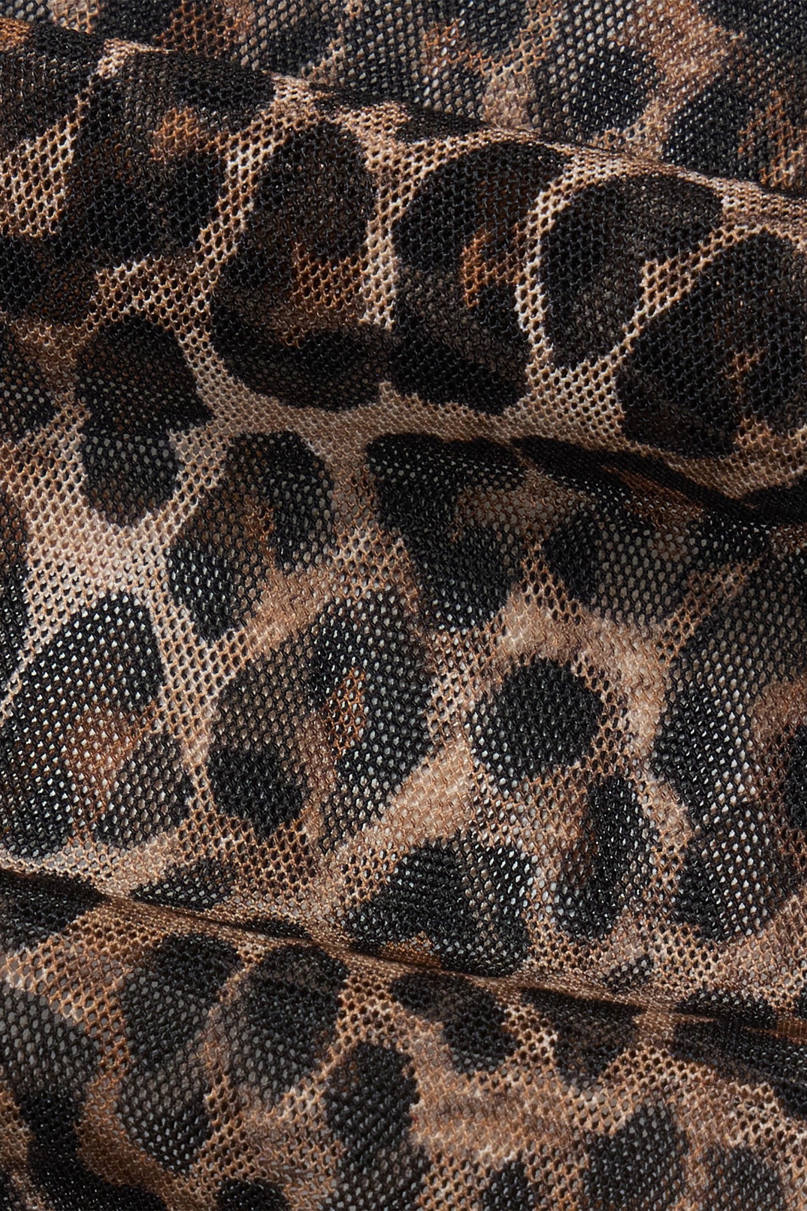 LEOPARD MESH LONG SCARF_LEOPARD