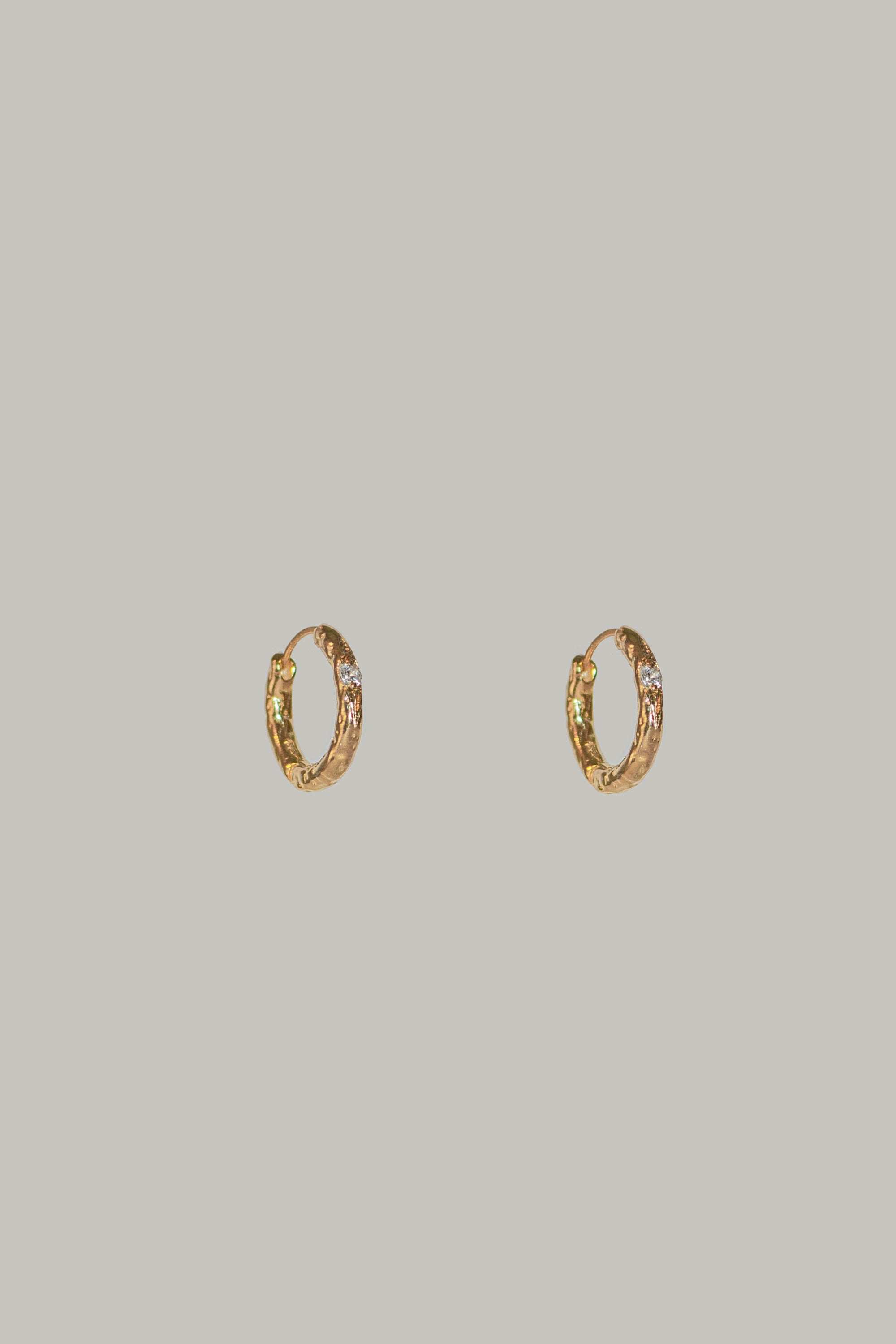 MELTING EARRINGS_GOLD