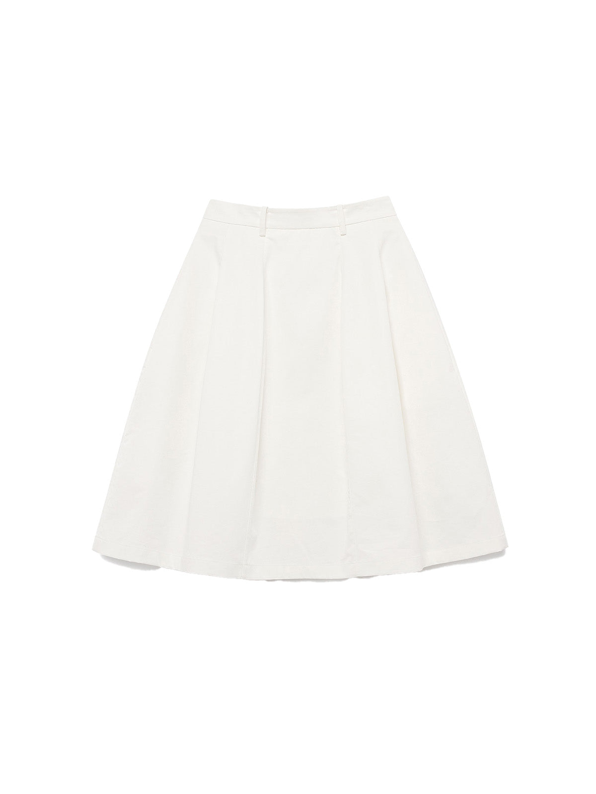 WAVY VOLUME SKIRT_IVOIRE