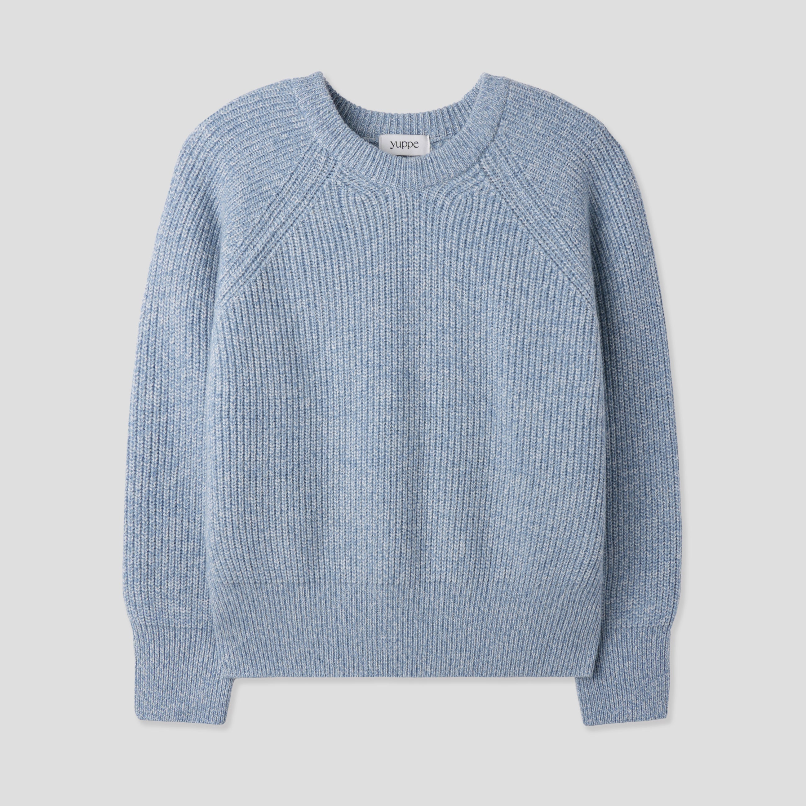 MIX WOOL KNIT_SKY BLUE