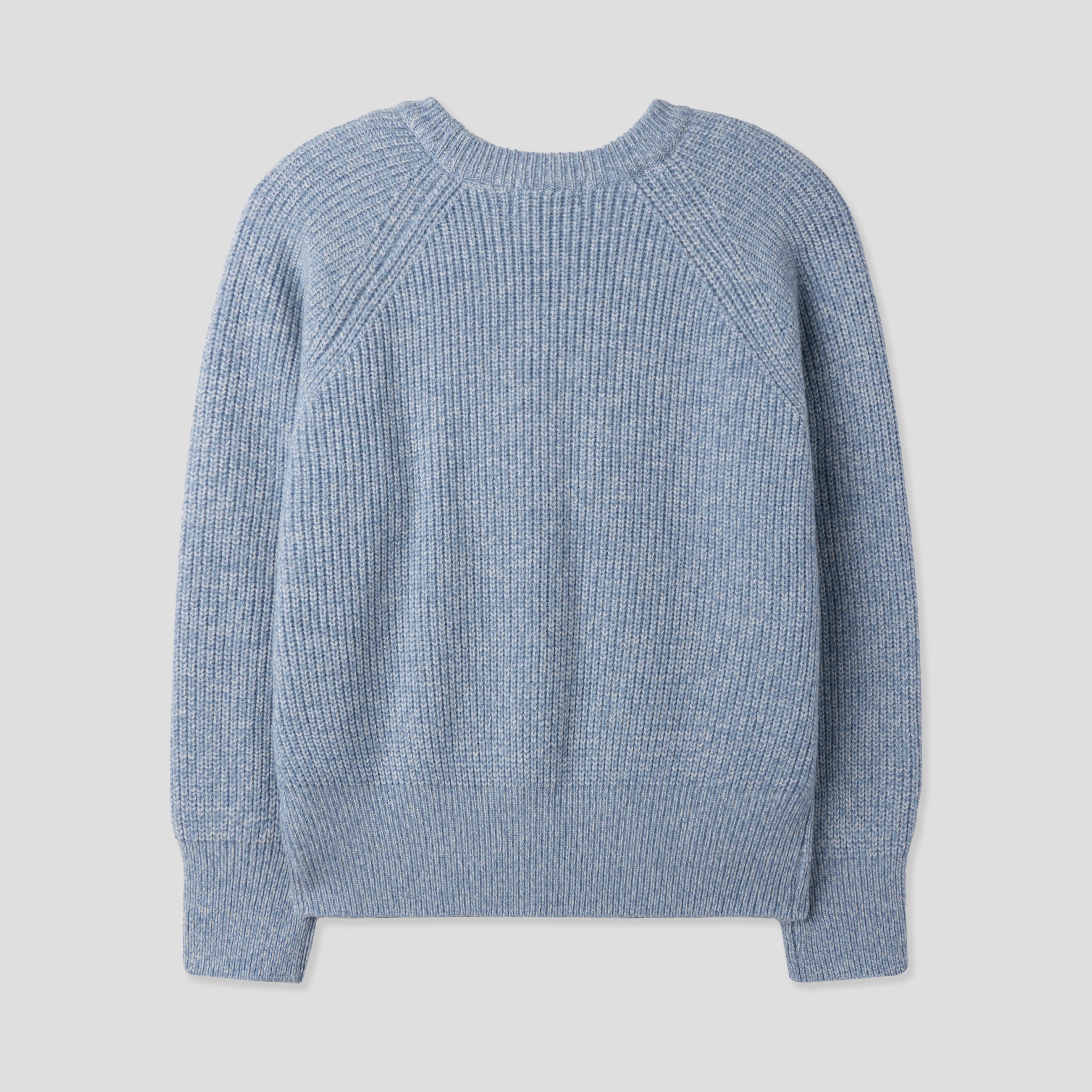 MIX WOOL KNIT_SKY BLUE