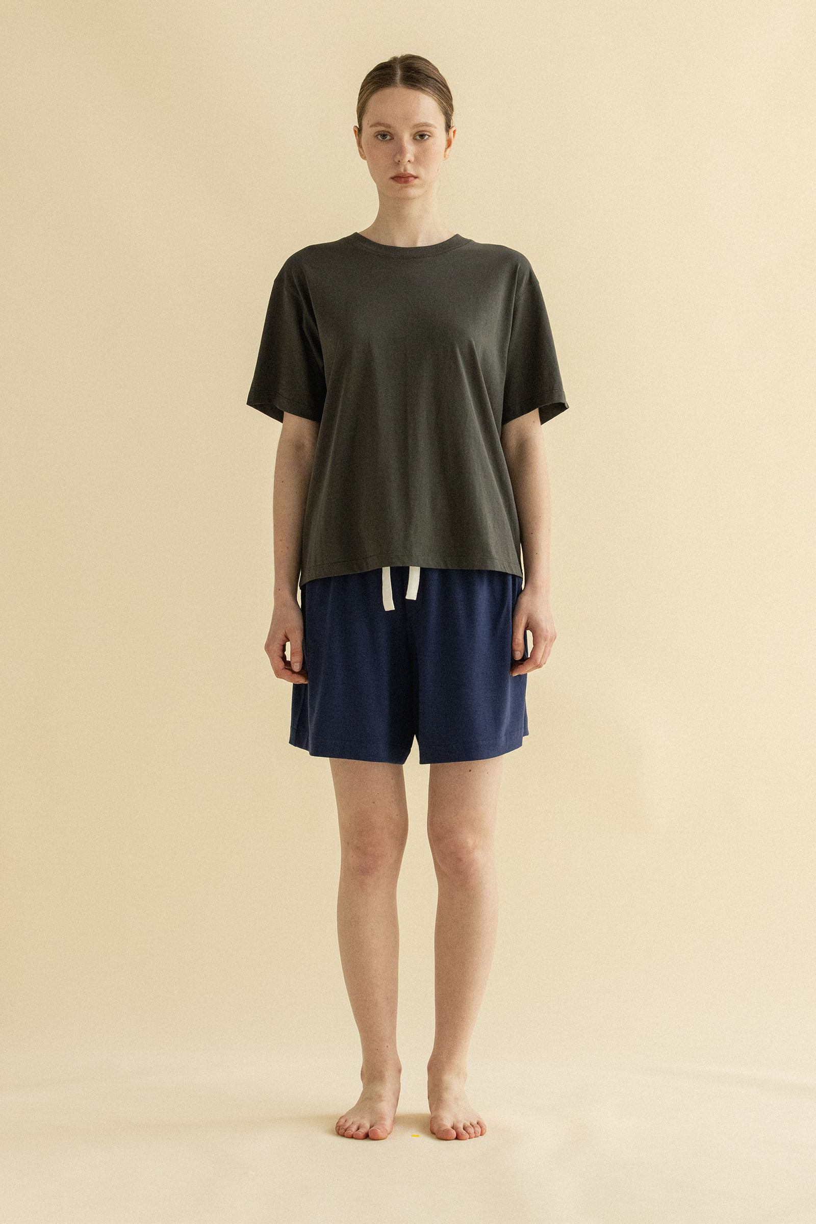 MONO STITCH T-SHIRT_CHARBON