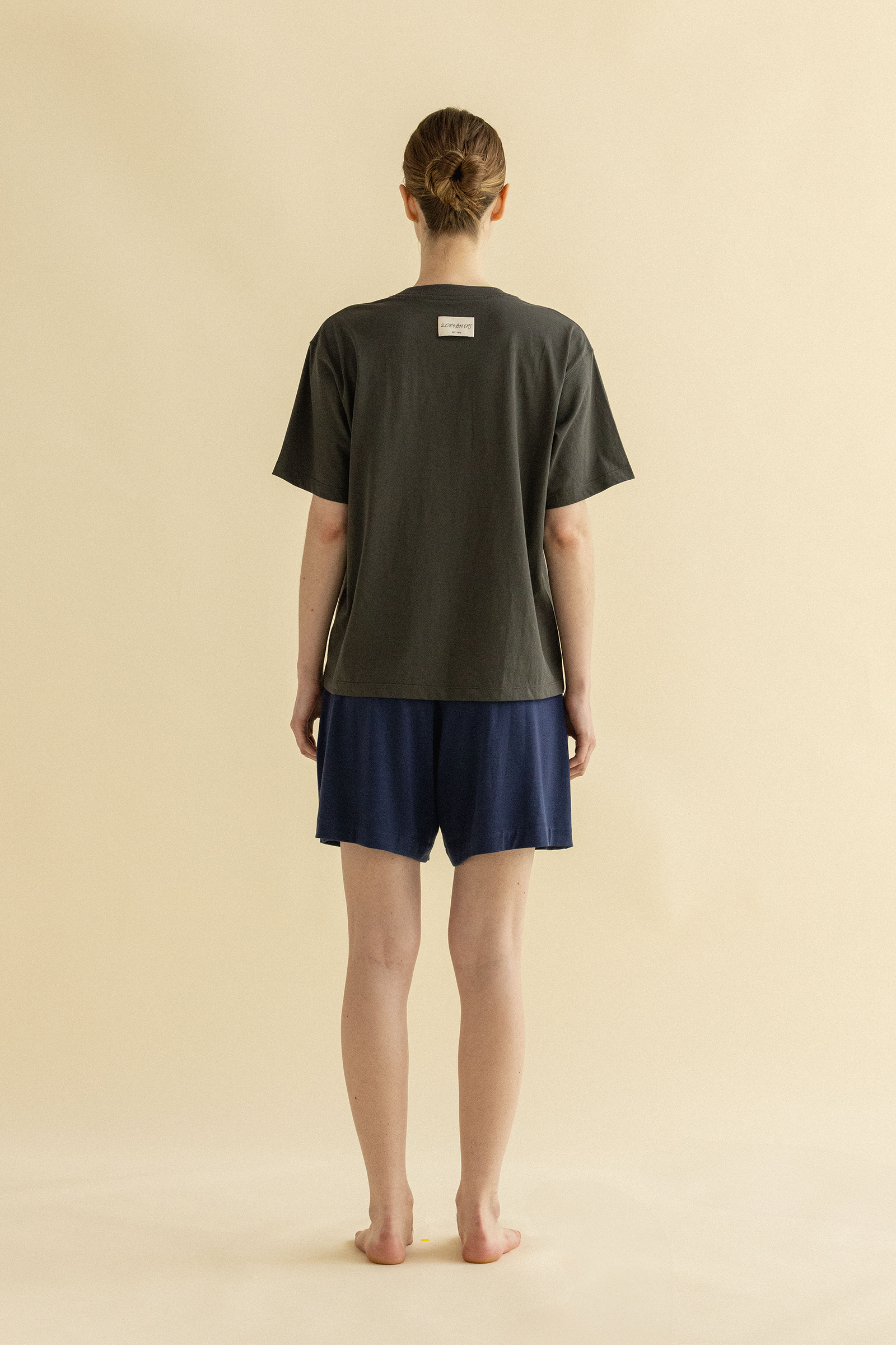 MONO STITCH T-SHIRT_CHARCOAL