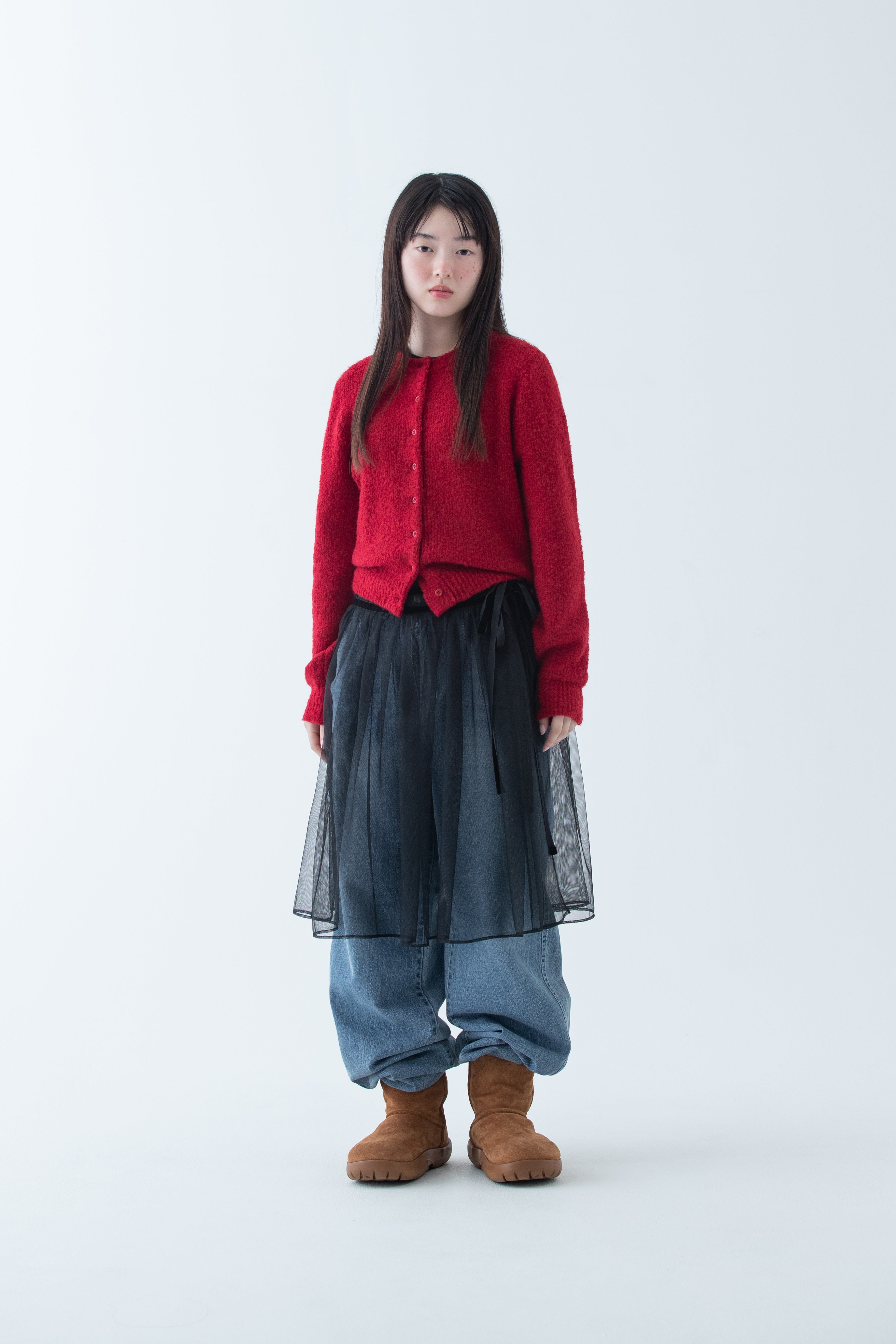 POINT BELT WRAP SKIRT_BLACK