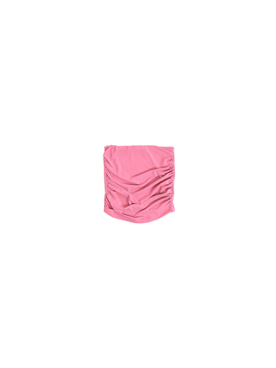 WRINKLE TUBE TOP_PINK