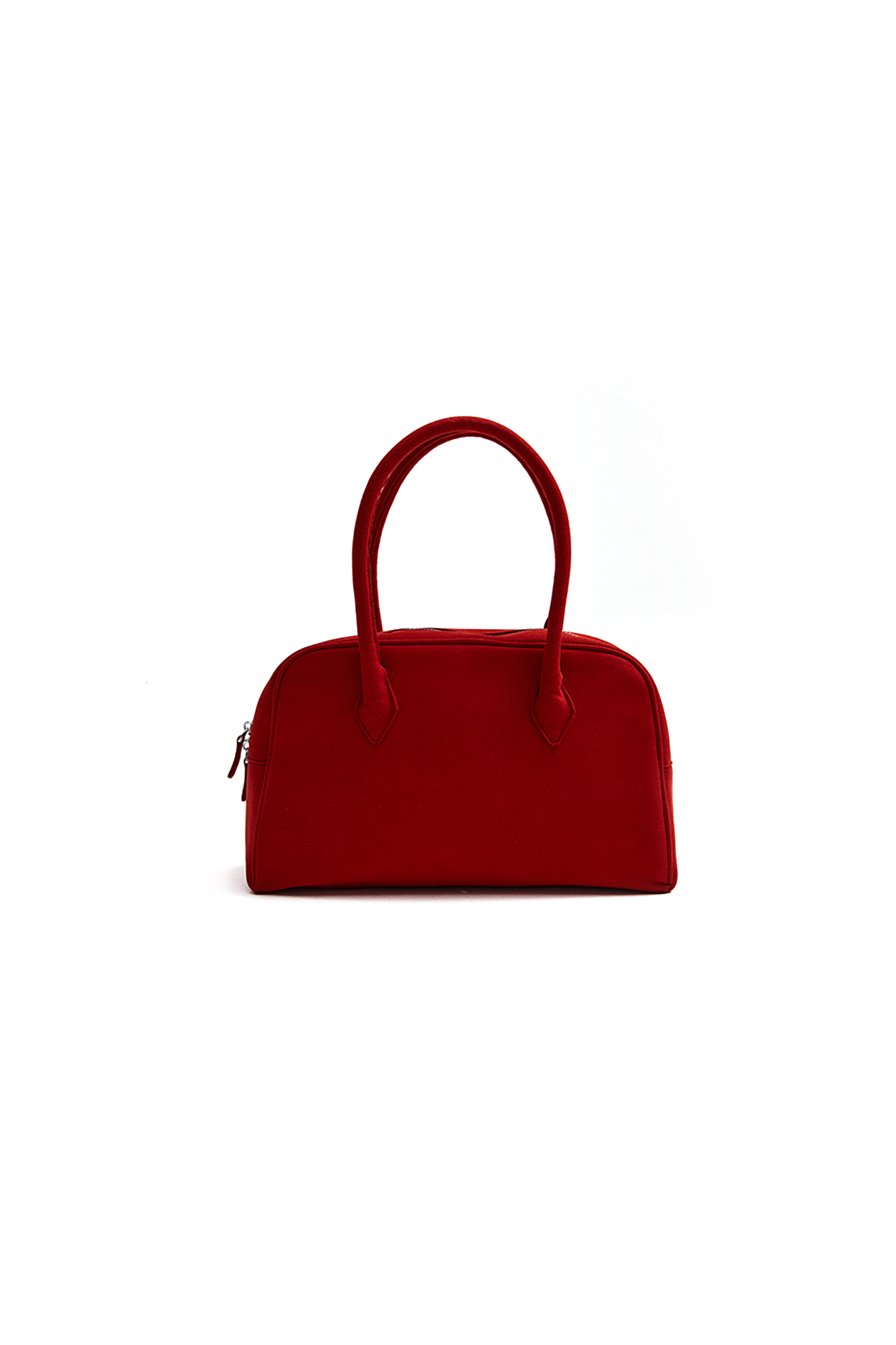 SMALL SUEDE HUG BAG_RED