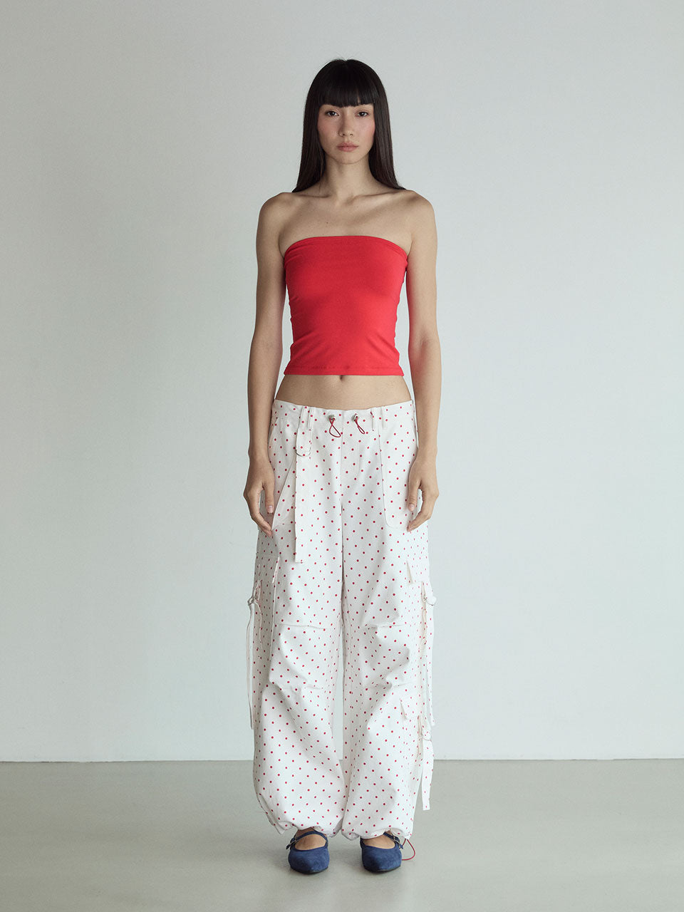 D-RING CARGO PANTS_POLKA DOT