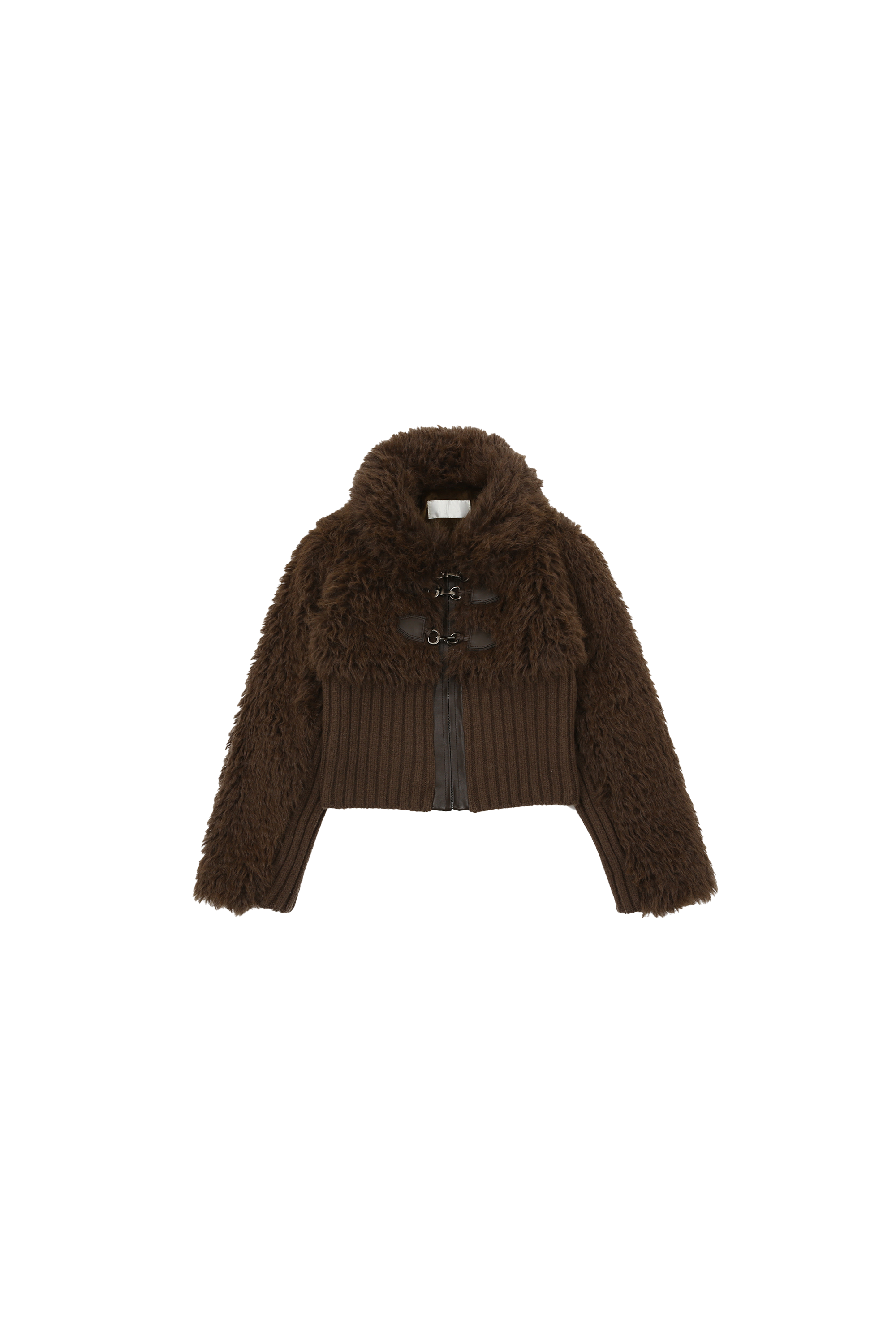 KNIT FUR MIX MUSTANG_BROWN